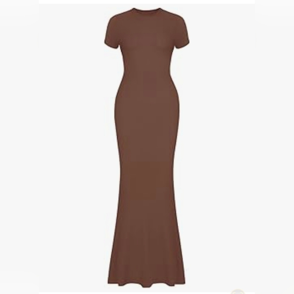 REORIA Crew Neck Lounge Maxi Dress #1029 - Picture 8 of 11